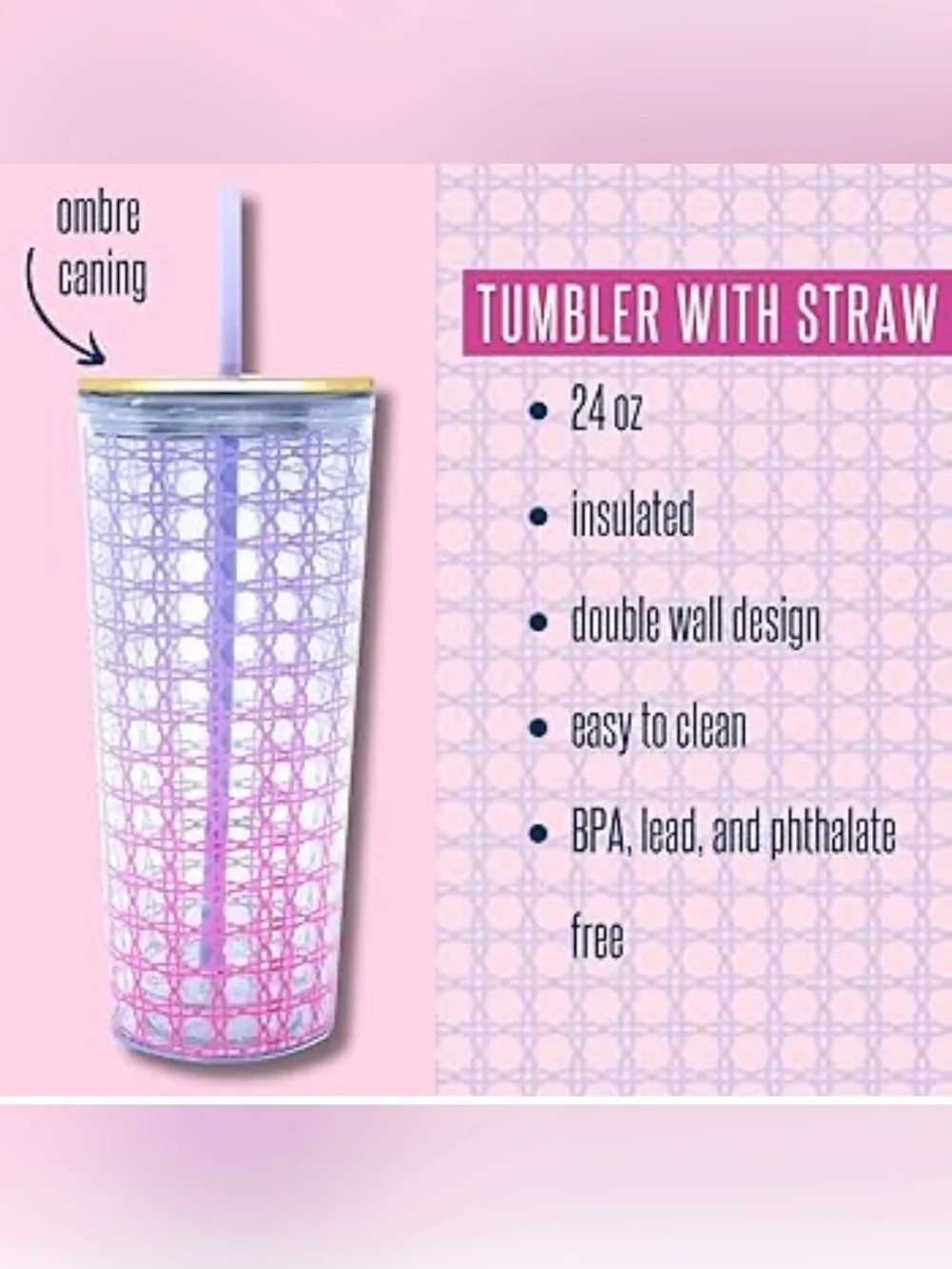 Lily Pulitzer 24oz Insulated Tumbler - Picture 5 of 5